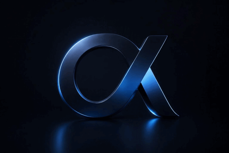 Alpha Trait logo animation
